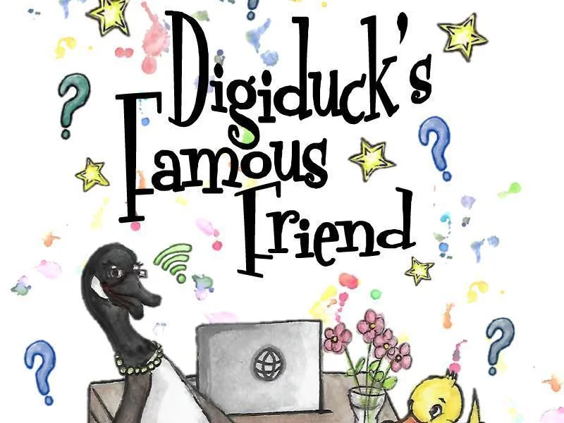 Digiduck's famous friend book cover image 